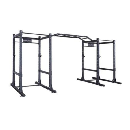 Body Solid Base Power Rack Cage Double Power Rack with Back SPR1000DBBACK