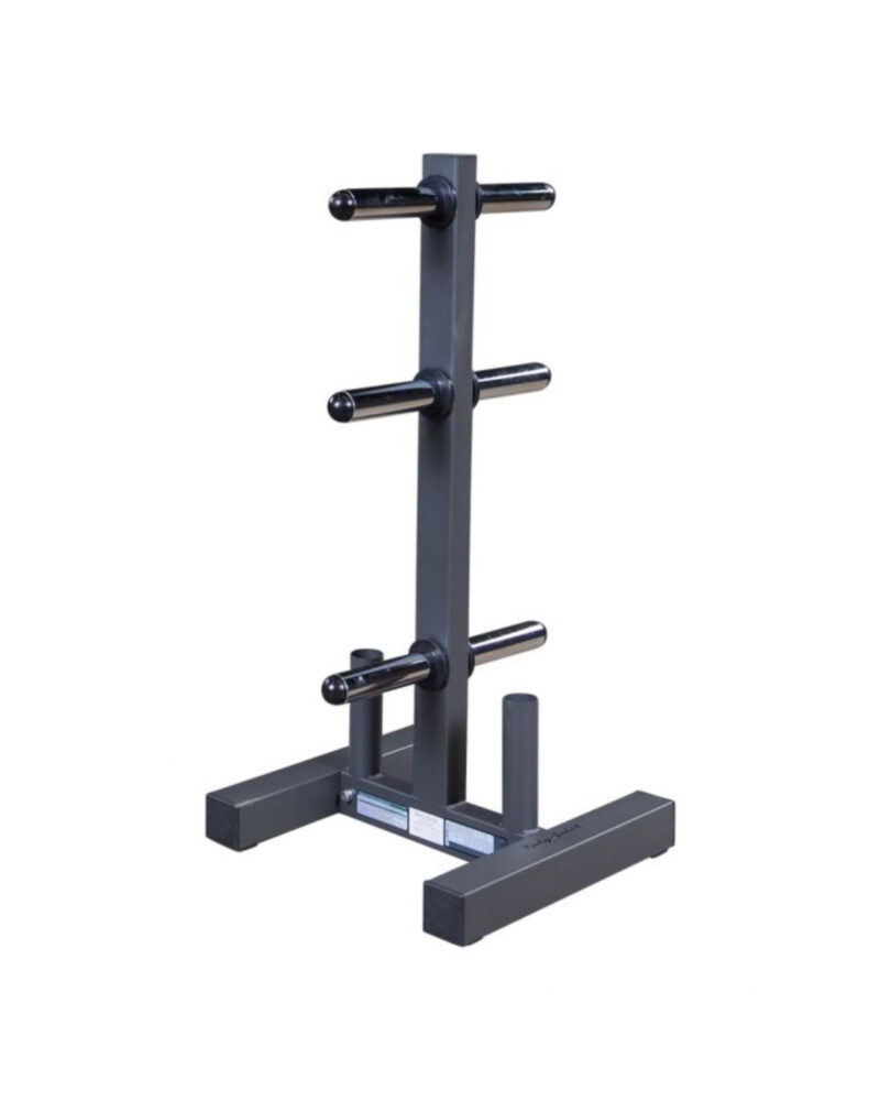 Body Solid Power Lift Olympic Plate Rack and Bar Holder WT46