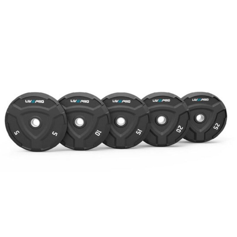 LivePro Rubber Bumper Plate Black LP8022