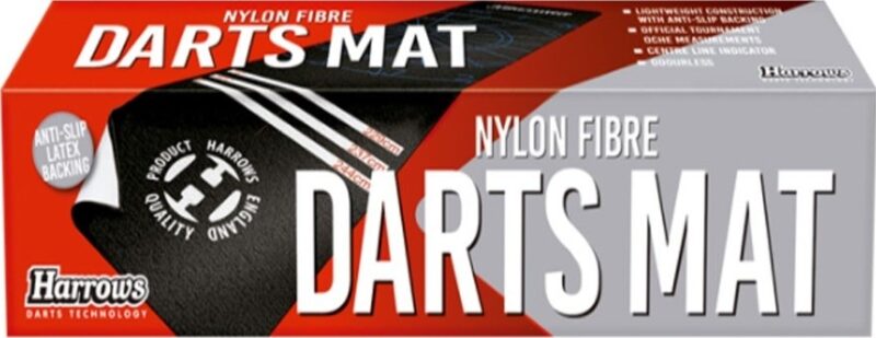 Harrows Darts Dart Nylon Fiber Mat Module 365 CM JE06 - Black | 12010033-101