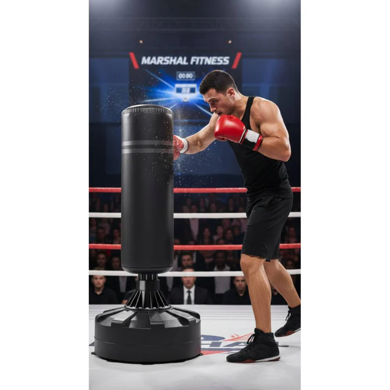 Heavy Boxing Bag with Suction Cup Base | Freestanding Punching Bag for Adults - Image 4