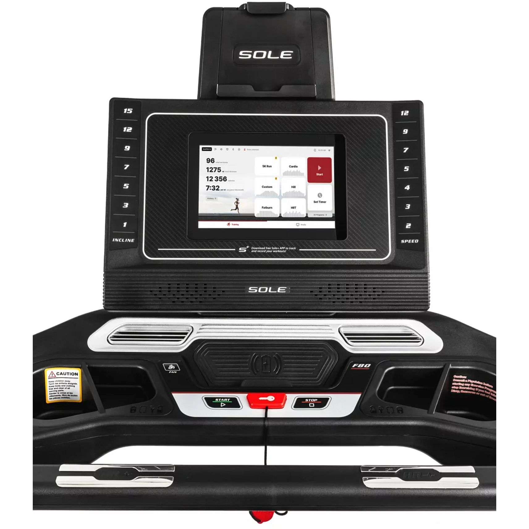 Sole Fitness F80-ENT Treadmill with Brand-New Android 10.1" Touchscreen - Image 3