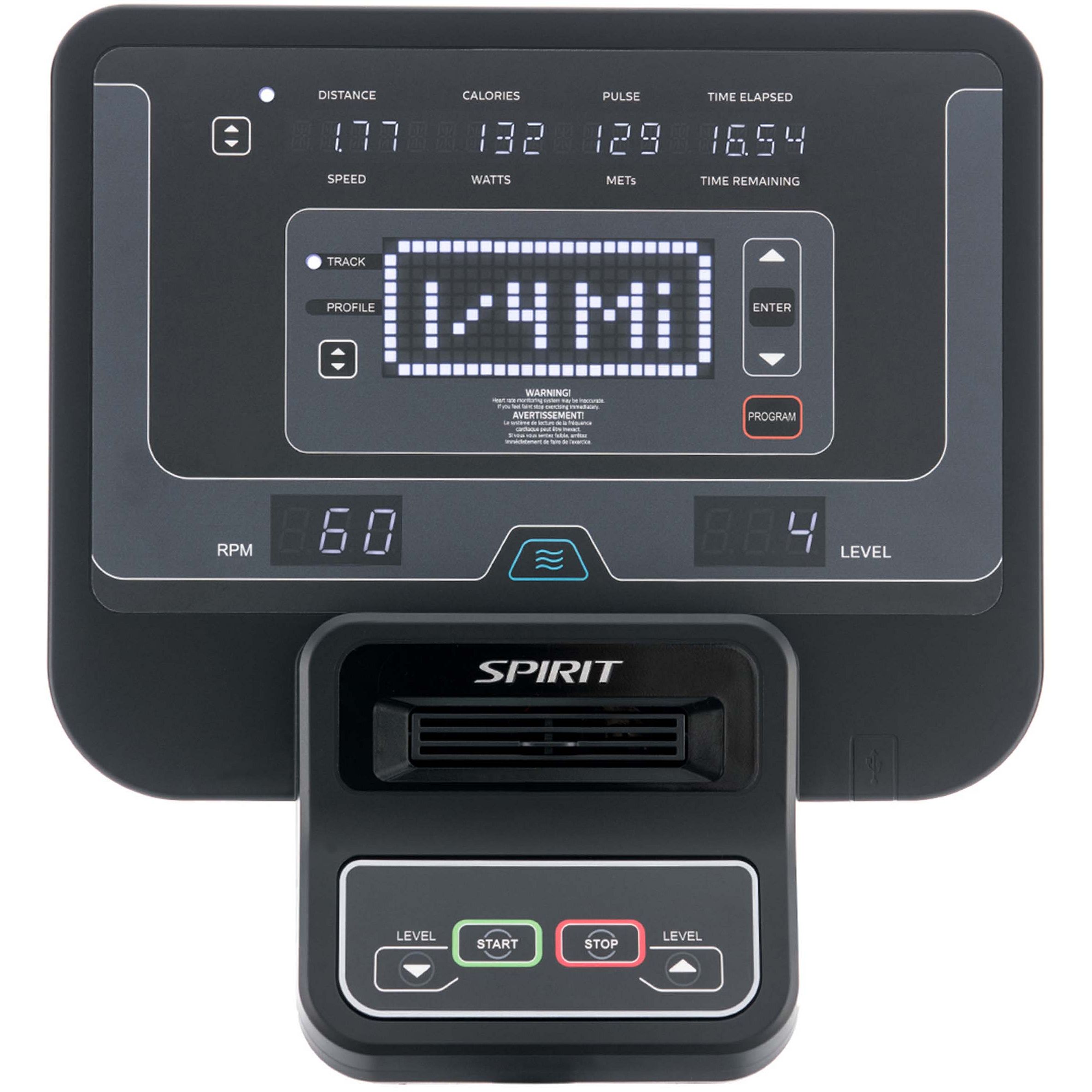 Spirit Fitness CU800 Upright Bike - Image 3