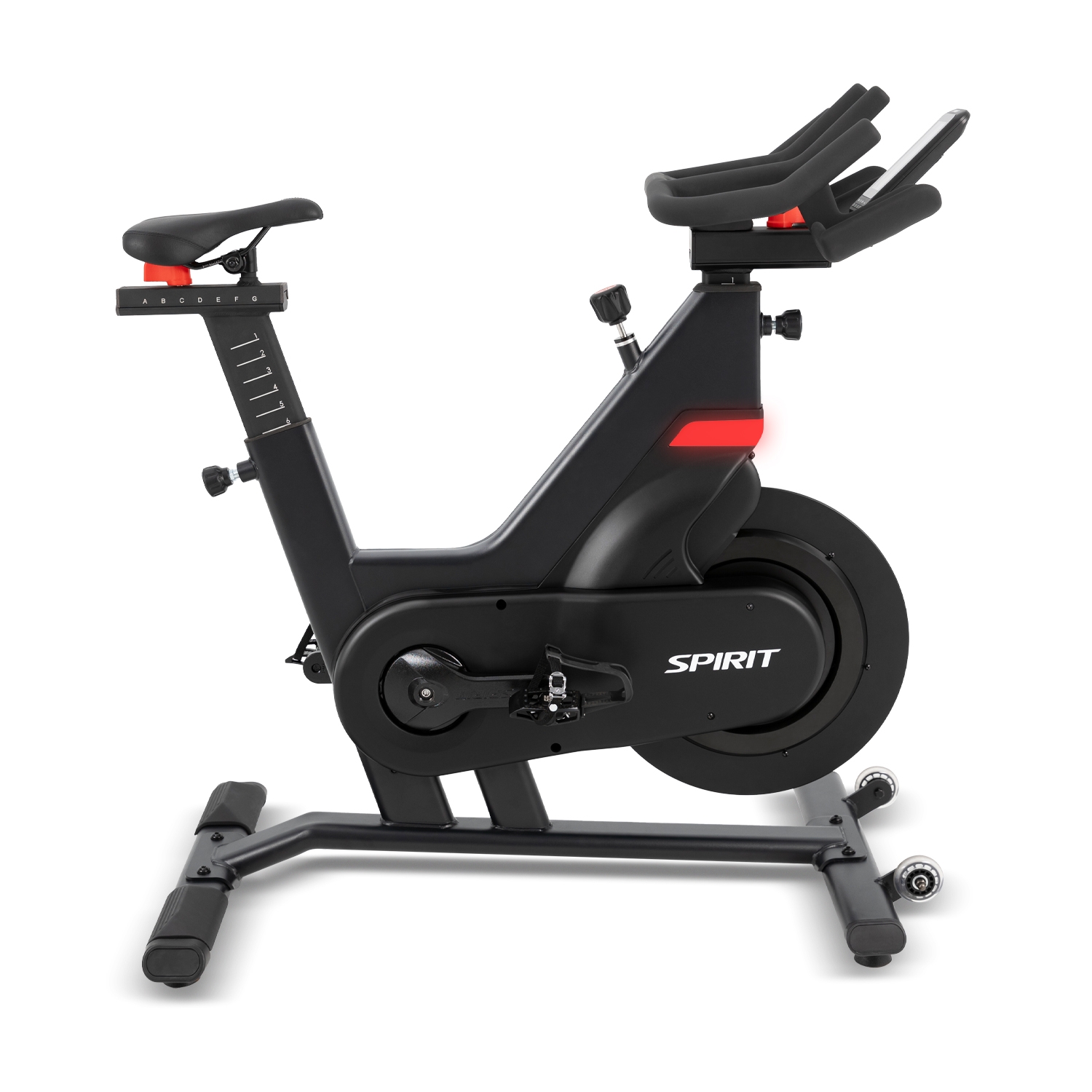 Spirit Fitness Commercial SBC900 Indoor Bike with Coaching Light & Console