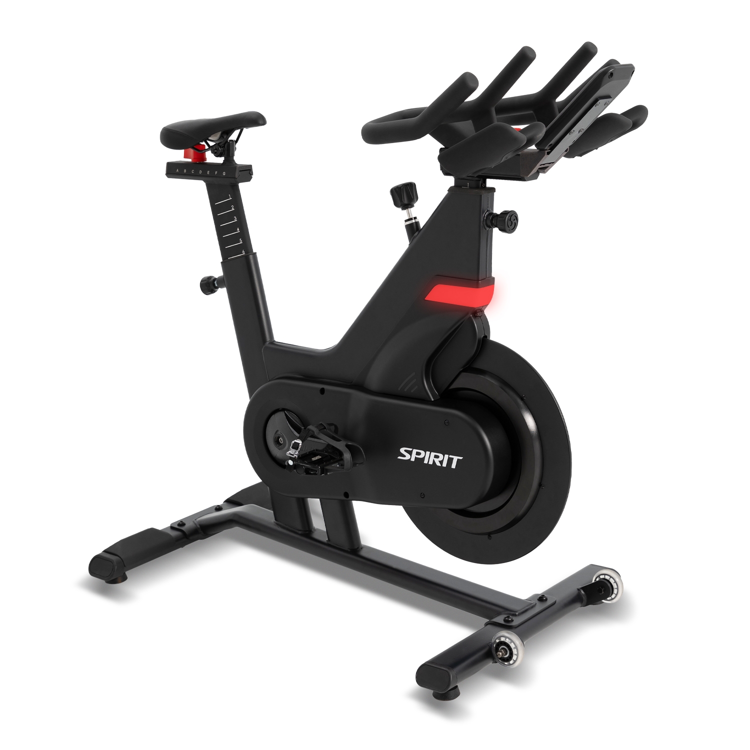 Spirit Fitness Commercial SBC900 Indoor Bike with Coaching Light & Console - Image 2