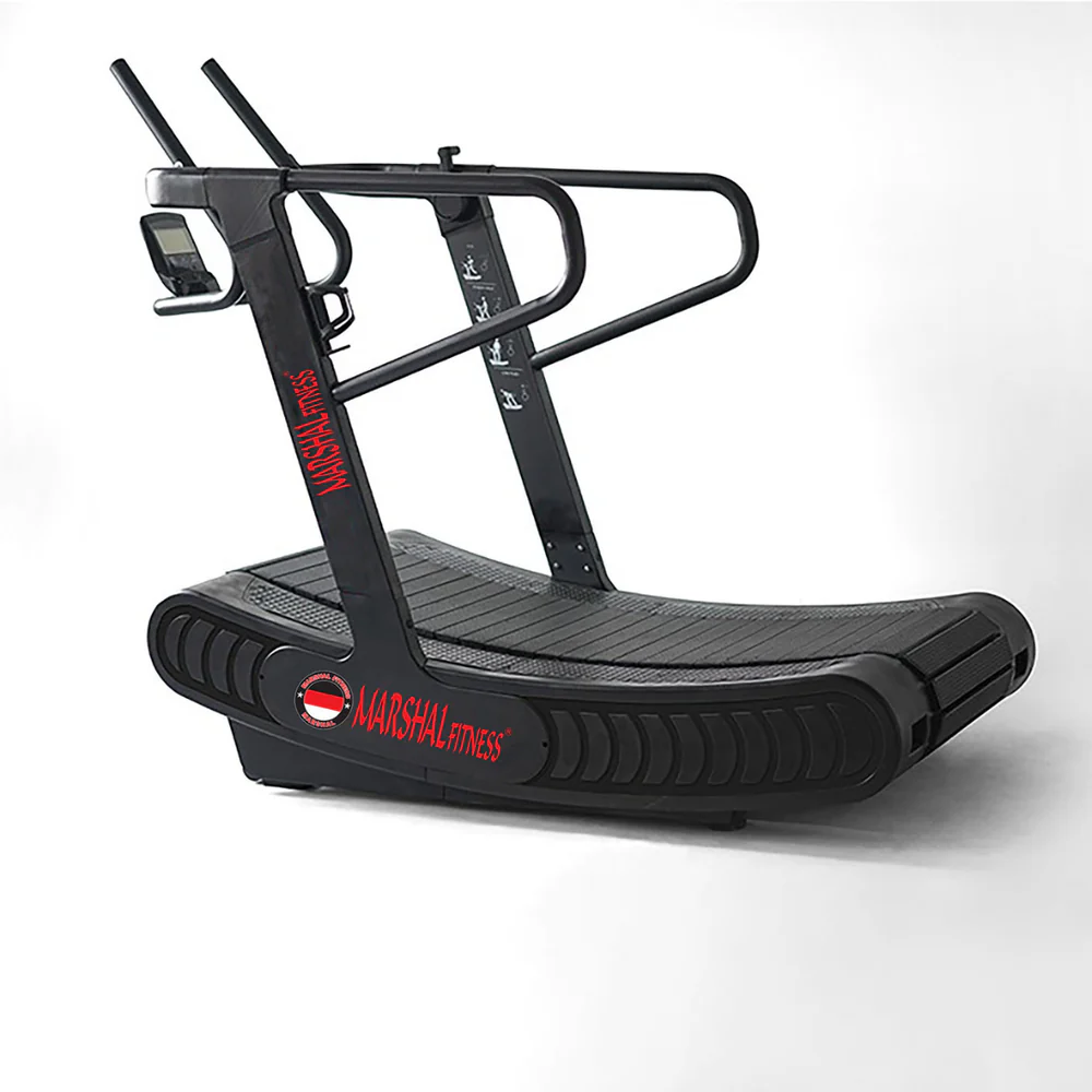 Marshal Fintess Curved Manual Treadmill — Non-Motorized